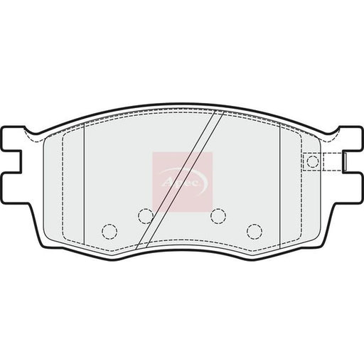 Apec Front Brake Pad Set PAD1491