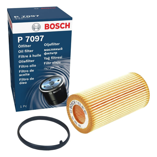 Genuine Bosch Car Oil Filter P7097 Fits Volvo Xc60 D5 - 2.4 - 11-17 F026407097 Bosch  - Town Parts