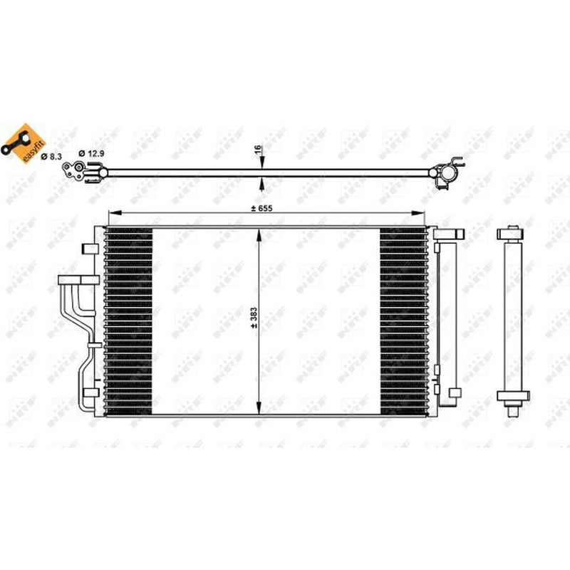 NRF Air Conditioning Condenser 350078