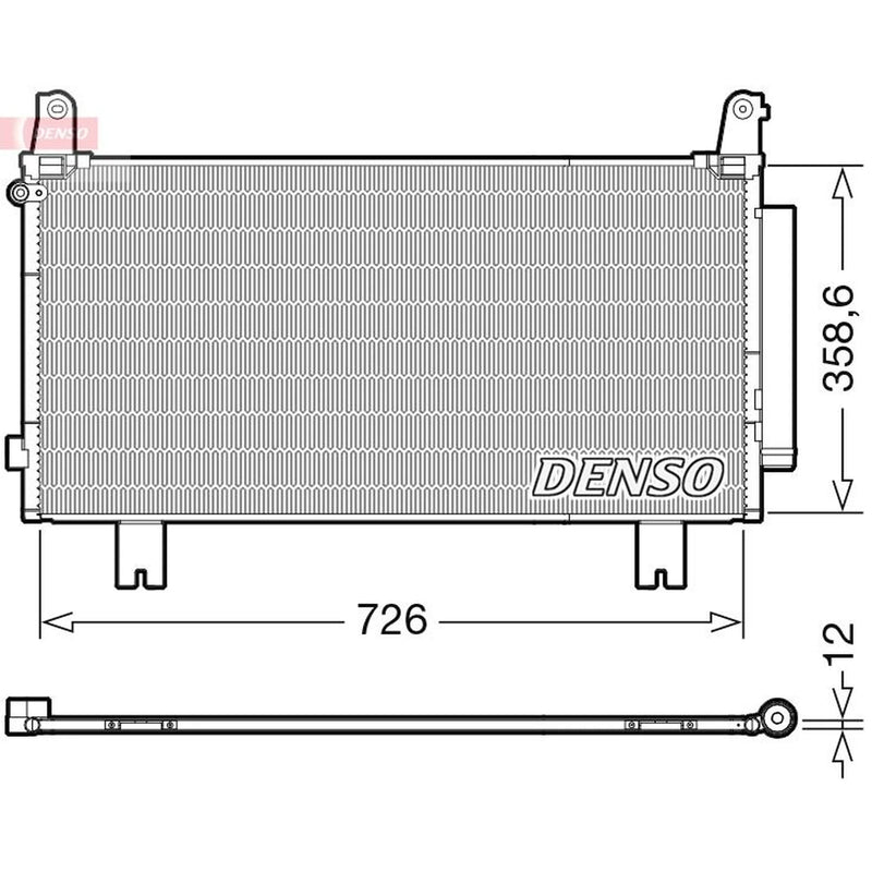 Denso Air Conditioning Condenser DCN40032