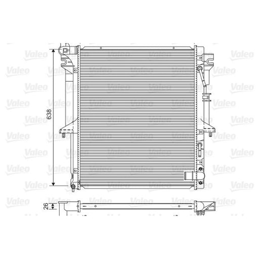 Valeo Engine Radiator 701585