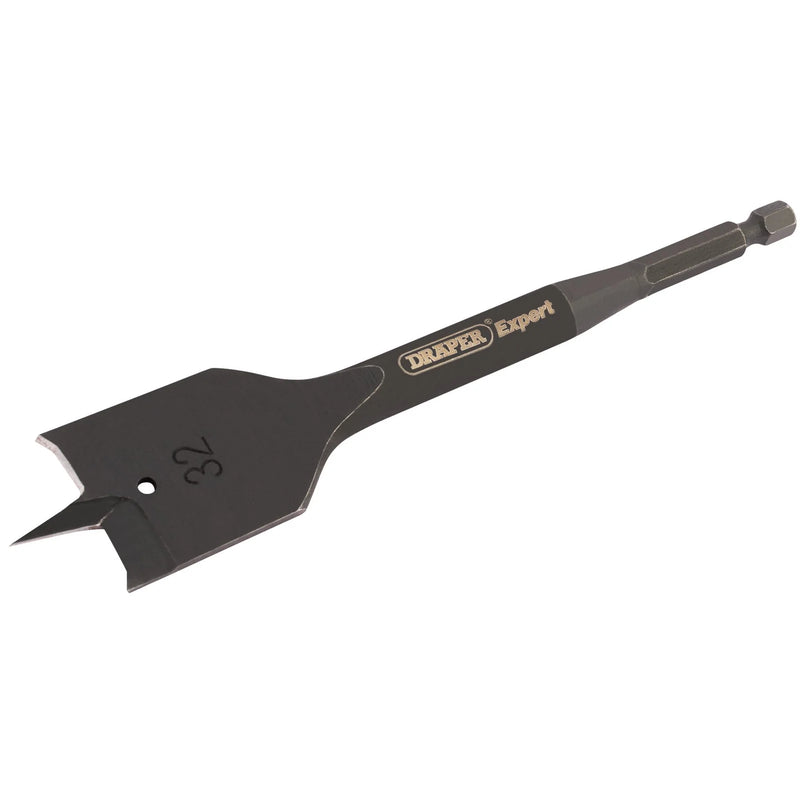 Draper Expert Flat Wood Bit - Multiple Sizes Available