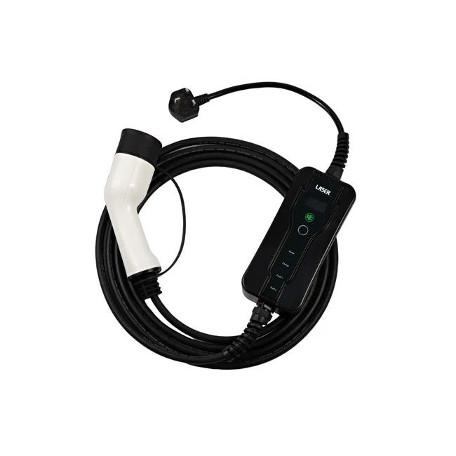 Laser Tools EV Charging Cable - Type 2 Female to UK 3 Pin Plug 13A Single Phase
