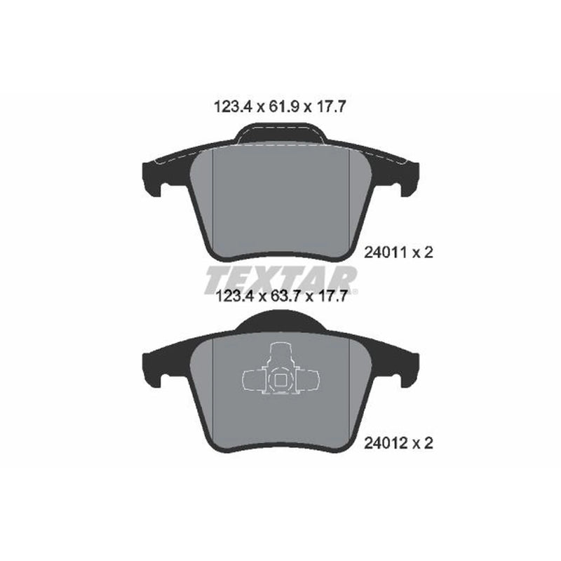 Textar Rear Brake Pad Set 2401101