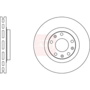 Apec 2 x Vented Front Brake Discs DSK2746