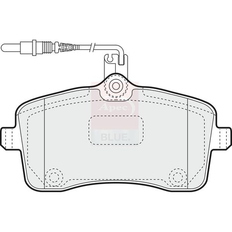 Apec Front Brake Pad Set PD3105