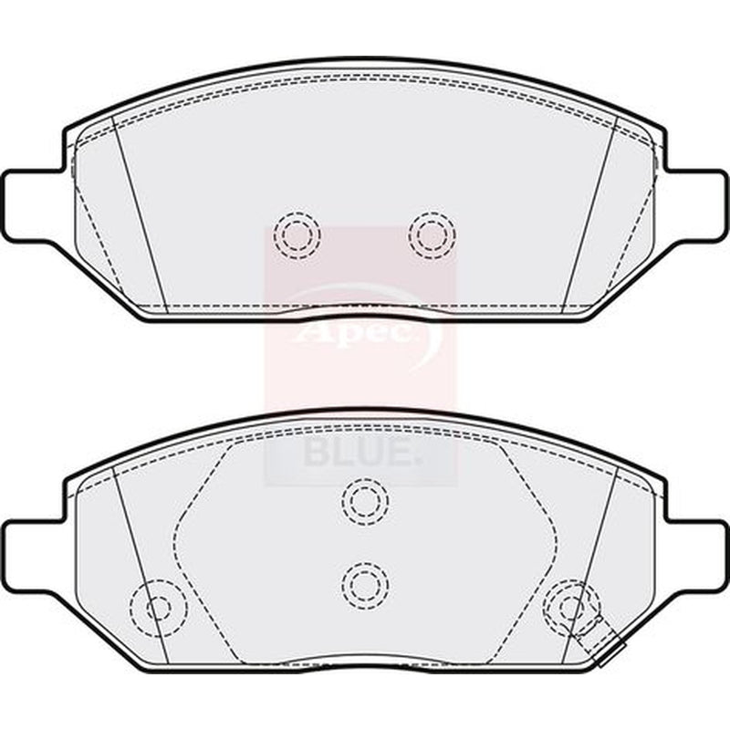 Apec Front Brake Pad Set PD3777