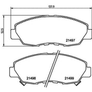 DON Front Brake Pad Set PCP1854