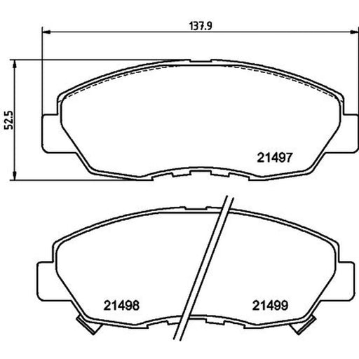 Mintex Front Brake Pad Set MDB1533
