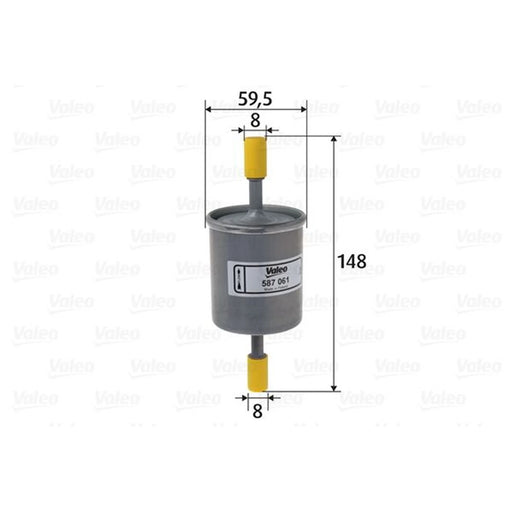Valeo Fuel Filter Element 587061