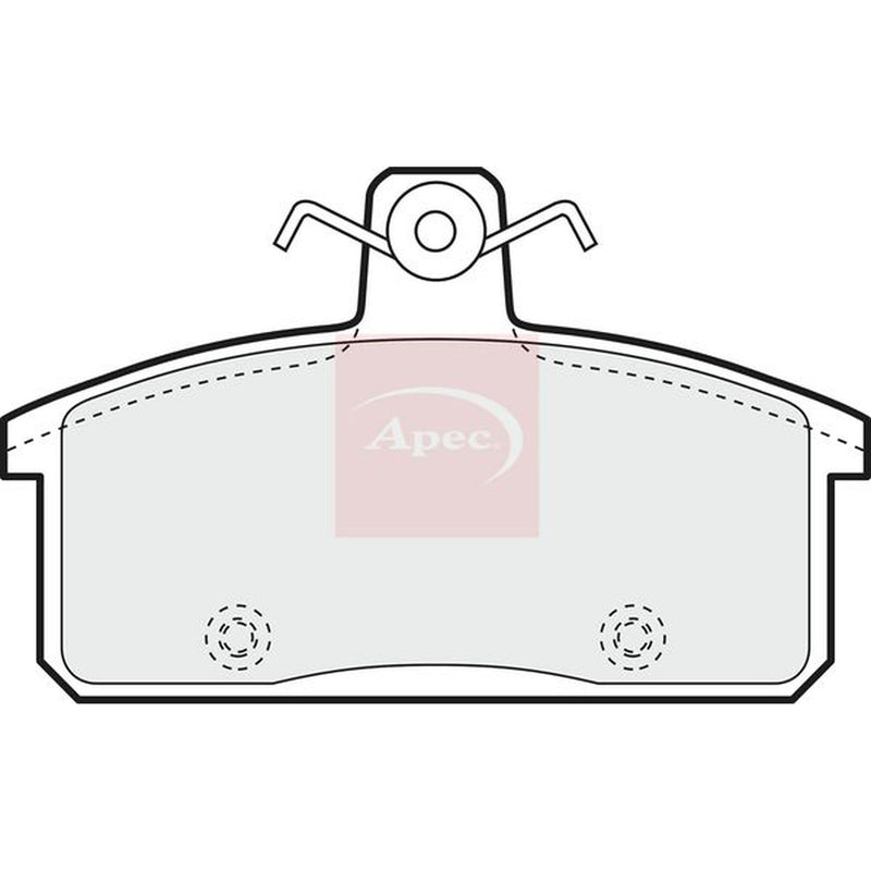 Apec Front Brake Pad Set PAD1108