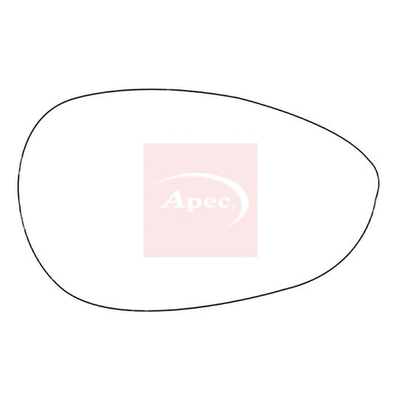 Apec Exterior Wing Mirror Glass Right AMS2222