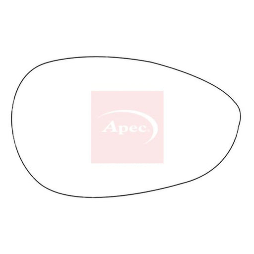 Apec Exterior Wing Mirror Glass Right AMS2222