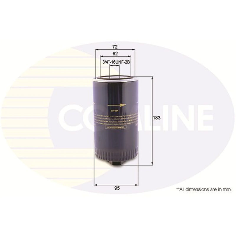 Comline Engine Oil Filter EOF054