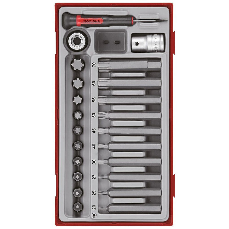 Teng Tools 1/2" TX Bit Socket Set TT1 23 Pieces