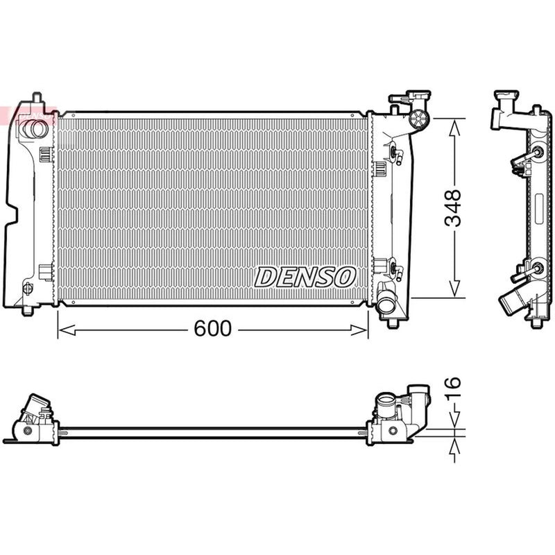 Denso Engine Radiator DRM50111