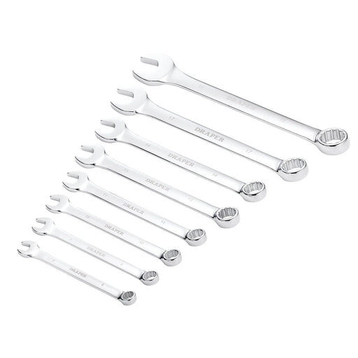 Draper HI-TORQ® Combination Spanner Set 8-19mm (8 Piece)