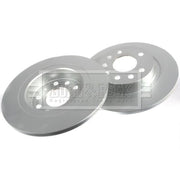 Borg & Beck 2 x Solid Rear Brake Discs BBD4319