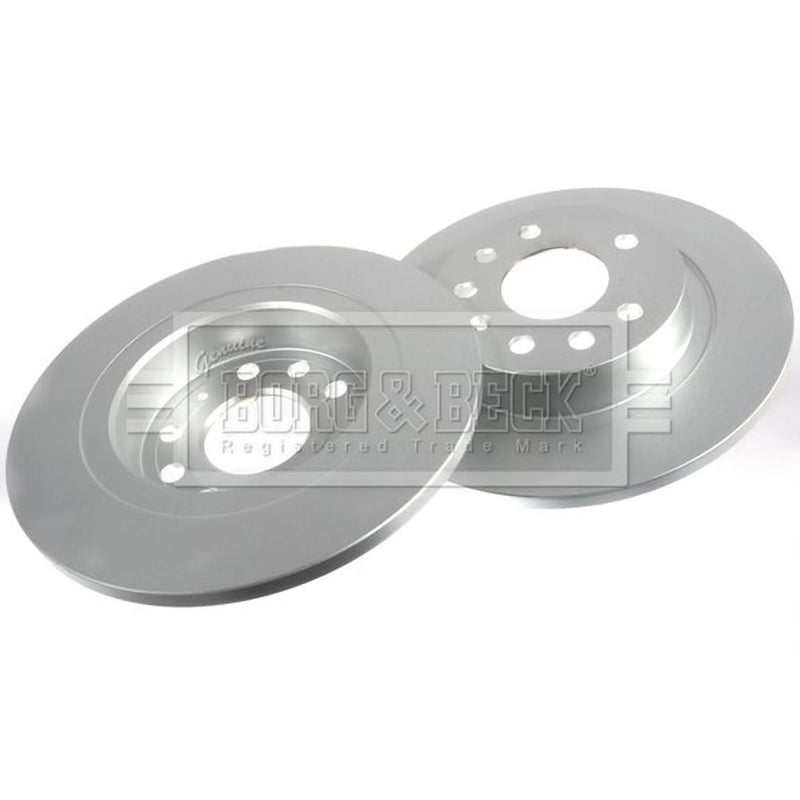 Borg & Beck 2 x Solid Rear Brake Discs BBD4319