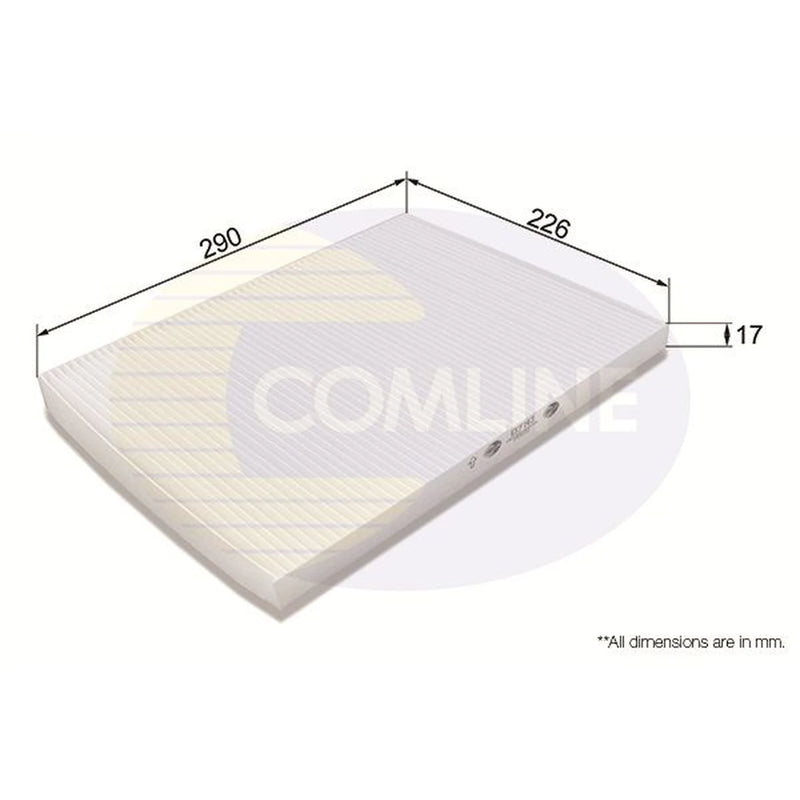 Comline Cabin Air Filter (Pollen Filter) EKF143