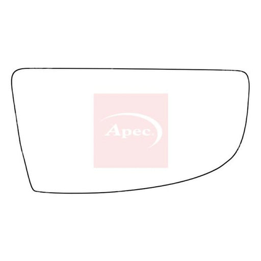 Apec Exterior Wing Mirror Glass Right AMS2026