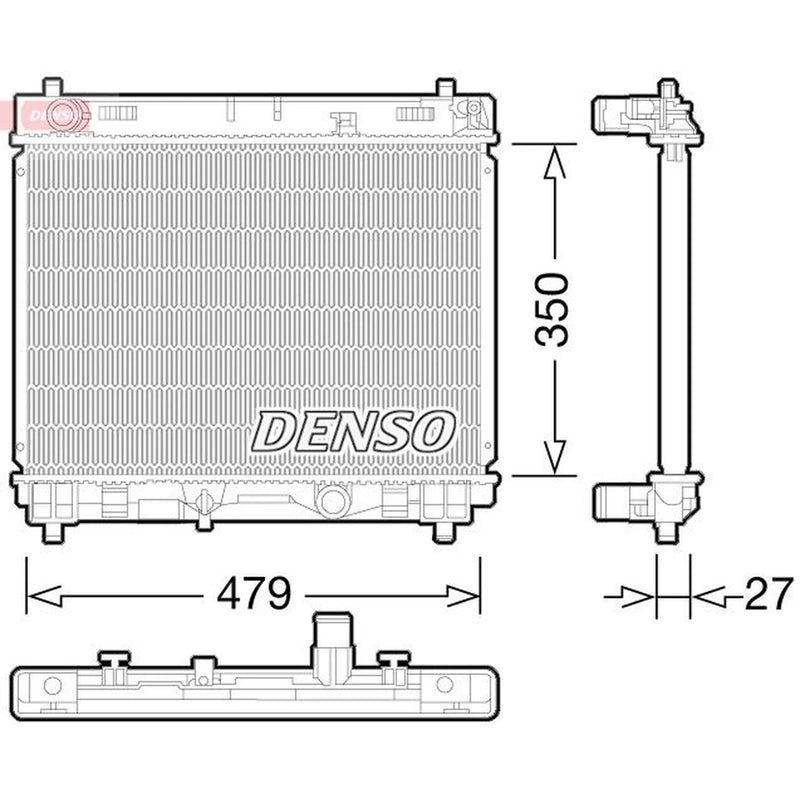 Denso Engine Radiator DRM50058
