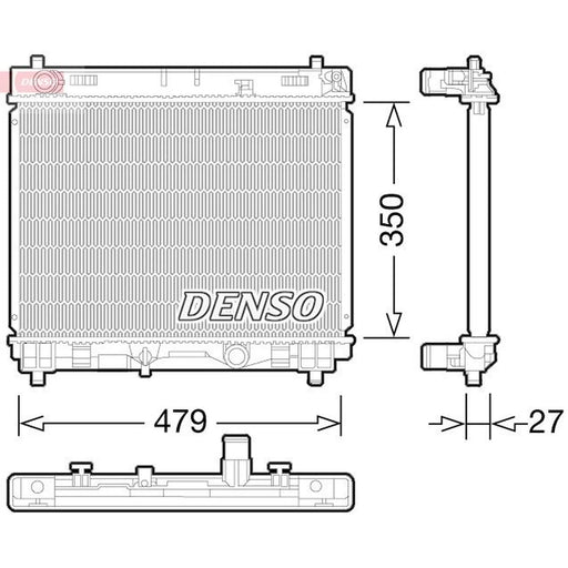 Denso Engine Radiator DRM50058