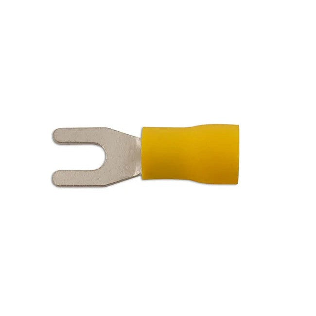 Connect Yellow Fork Terminal 4.0mm 100pc - CPL
