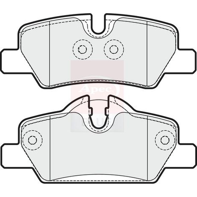 Apec Rear Brake Pad Set PD3378