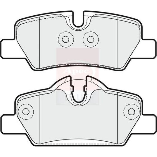 Apec Rear Brake Pad Set PD3378