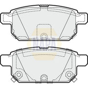 NAPA Rear Brake Pad Set NBP1554
