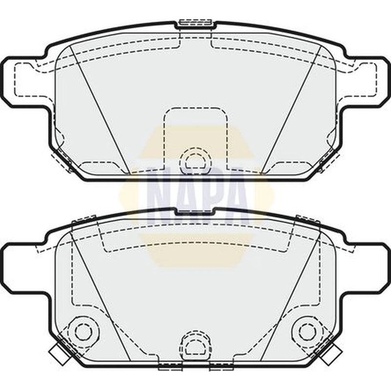NAPA Rear Brake Pad Set NBP1554