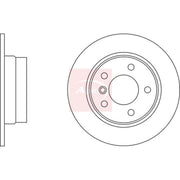 Apec 2 x Solid Rear Brake Discs DSK2298