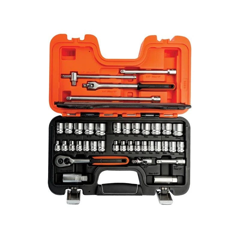 Bahco S380 3/8in Drive Socket Set, 38 Piece - S380