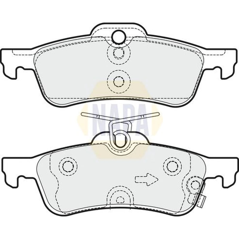 NAPA Rear Brake Pad Set NBP1616