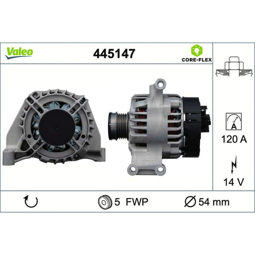 Valeo Car Alternator 12V 445147