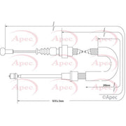 Apec Handbrake Cable Left Rear CAB1576