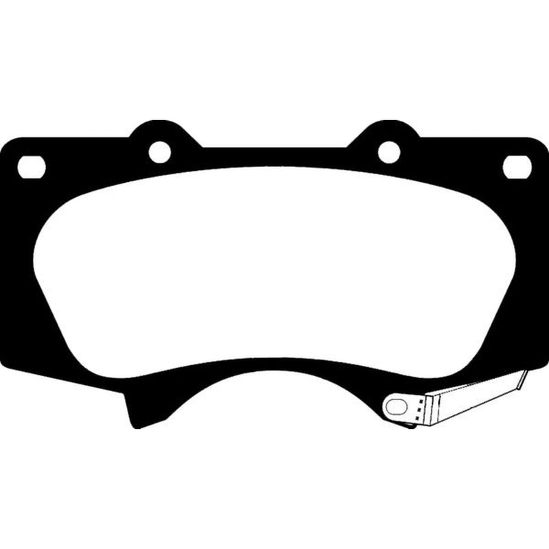 Abtex Front Brake Pad Set PLU1122