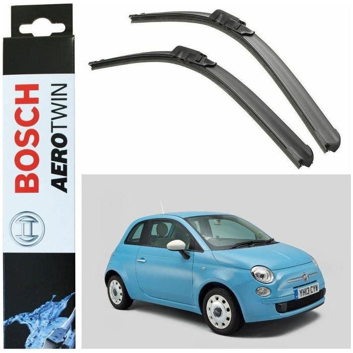 Bosch Aerotwin Front Wiper Blades Set Fiat 500 07.07> A300S Bosch  - Town Parts