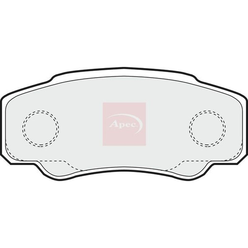Apec Rear Brake Pad Set PAD1261