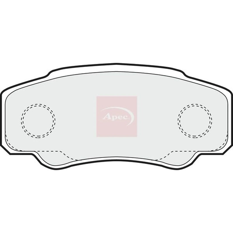 Apec Rear Brake Pad Set PAD1261