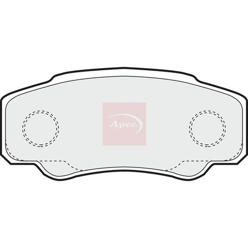 Apec Rear Brake Pad Set PAD1261
