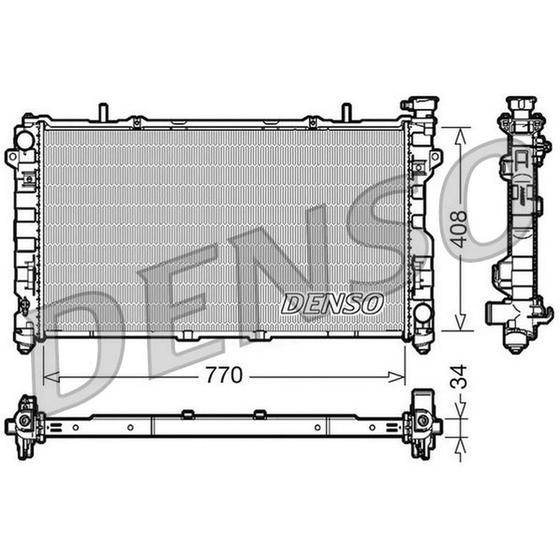 Denso Engine Radiator DRM06012