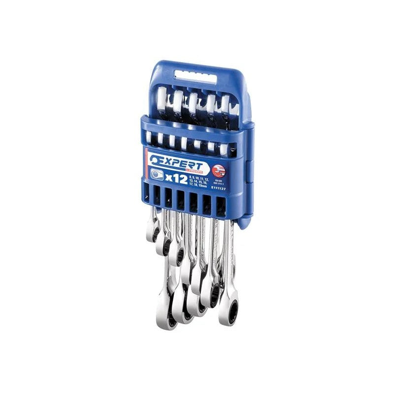 Expert E111137 Rapid Ratchet Spanner Set, 12 Piece - E111137
