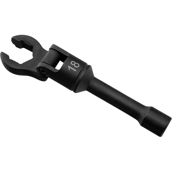 Sealey 3/8"Dr Flexi-Head Diesel Injection Wrench 18 x 140mm