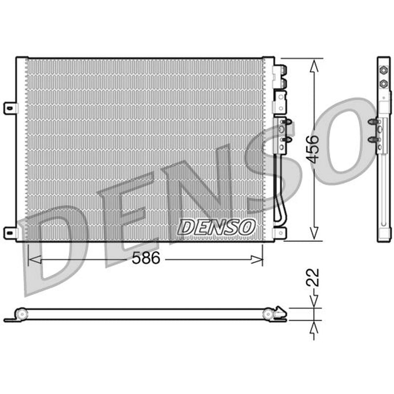 Denso Air Conditioning Condenser DCN06009