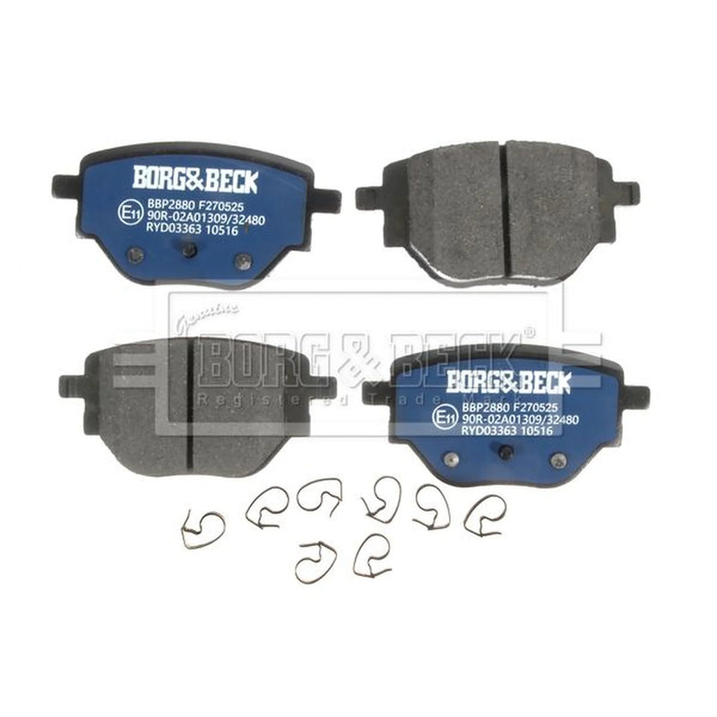 Borg & Beck 4 x Rear Brake Pad Set BBP2880