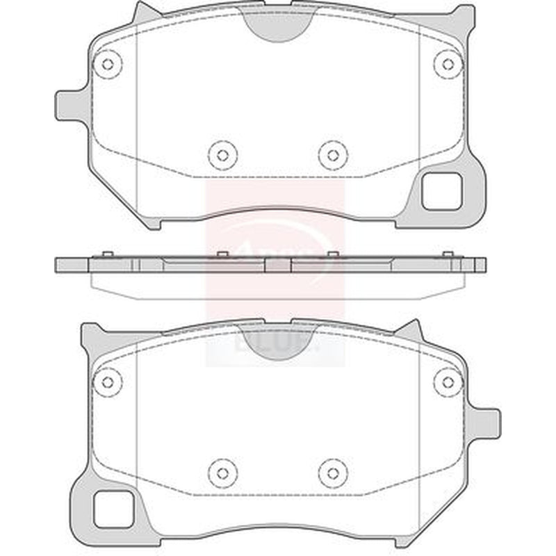 Apec Front Brake Pad Set PD3995