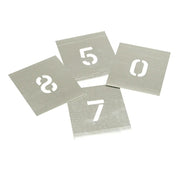 Set of Zinc Stencils - Figures 6in - F6