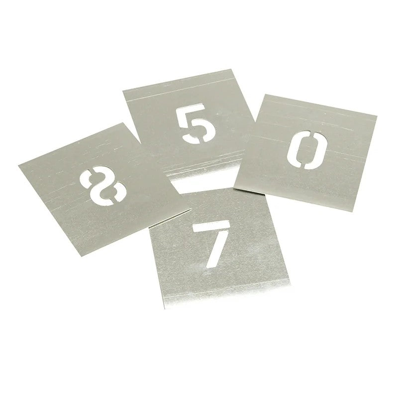 Set of Zinc Stencils - Figures 6in - F6